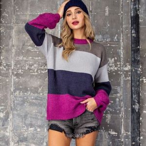 Color Block Sweater